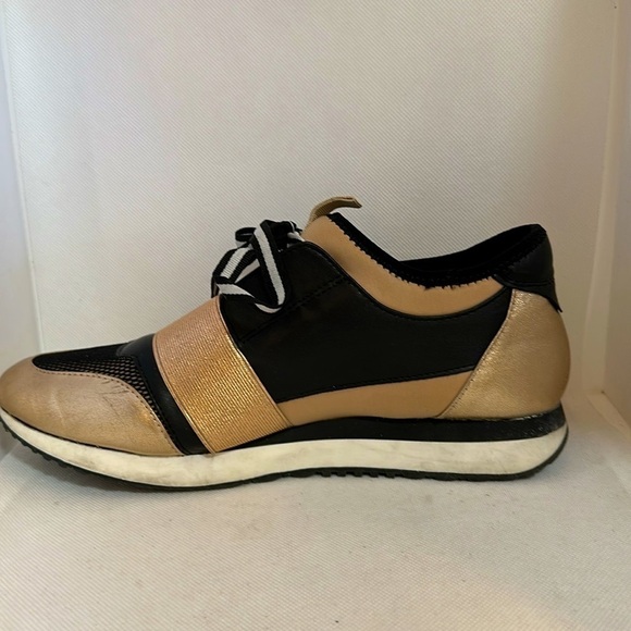 Steve Madden Kaiyo Rose Gold Metallic Sneaker Size 9M - GUC - Picture 7 of 13